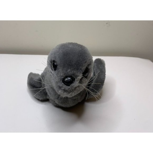 Dakin Other - Vintage Arctic Harp Seal R Dakin Plush Grey Seal Nutshell Filled 1976 10.5" Inch